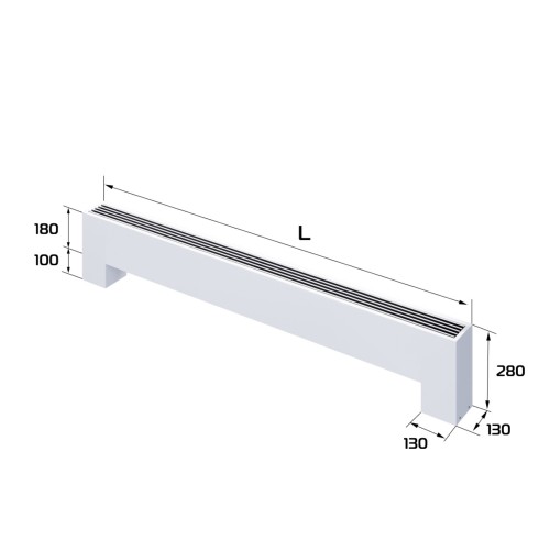 Конвектор напольный Royal Thermo STEP-180/130/1900-3-N-WT-LG-NA Конвектор напольный Royal Thermo STEP-180/130/1900-3-N-WT-LG-NA
