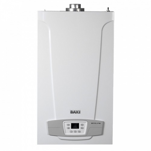 Котел газовый BAXI ECO LIFE 24F настенный, 2 конт., закр. кам. сгор. Котел газовый BAXI ECO LIFE 24F настенный, 2 конт., закр. кам. сгор.
