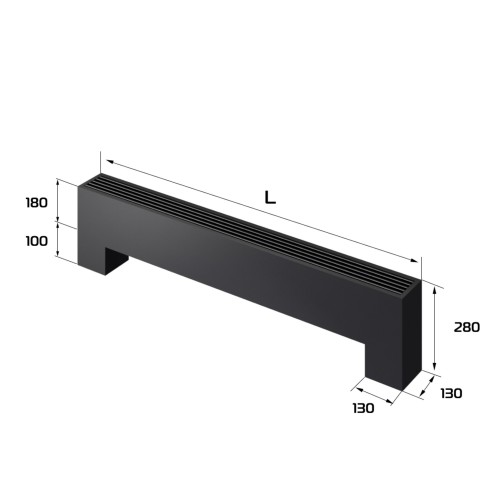 Конвектор напольный Royal Thermo STEP-180/130/1900-3-N-BL-LG-BL Конвектор напольный Royal Thermo STEP-180/130/1900-3-N-BL-LG-BL