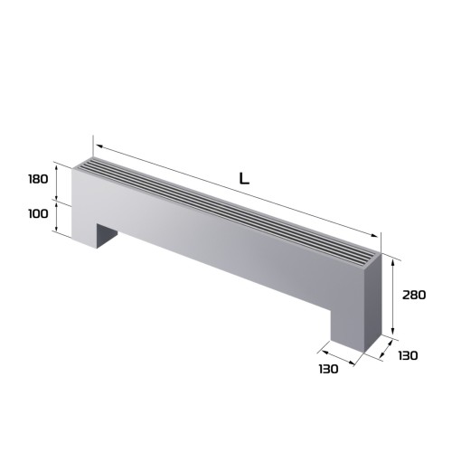 Конвектор напольный Royal Thermo STEP-180/130/1900-3-N-SS-LG-NA Конвектор напольный Royal Thermo STEP-180/130/1900-3-N-SS-LG-NA