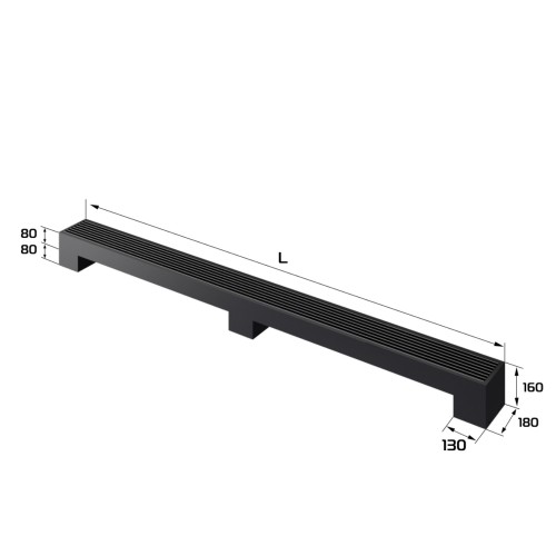 Конвектор напольный Royal Thermo STEP-80/180/2700-1-N-BL-LG-BL Конвектор напольный Royal Thermo STEP-80/180/2700-1-N-BL-LG-BL