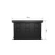 Конвектор внутрипольный Royal Thermo ATRIUM-190/300/1200-DG-U-LB