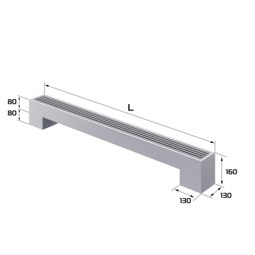 Конвектор напольный Royal Thermo STEP-80/130/1900-1-N-SS-LG-NA Конвектор напольный Royal Thermo STEP-80/130/1900-1-N-SS-LG-NA