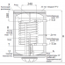 Водонагреватель комбинированного нагрева SUNSYSTEM MB-L NL2 120 V/S1 с ТЭНом 3кВт