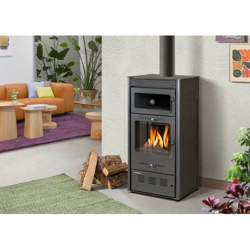 Печь-камин HOSSEVEN ROSE OVEN ANTHRACITE Печь-камин HOSSEVEN ROSE OVEN ANTHRACITE