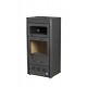 Печь-камин HOSSEVEN ROSE OVEN ANTHRACITE