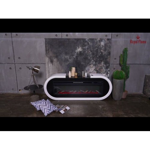 Видеообзор: Каминокомплект Soho белый с черным с очагом Vision 60 LOG LED от магазина Уютнофф