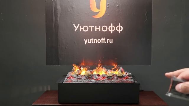 3D CASSETTE 630 с дровами и с панелью - обзор электрокамина с паром