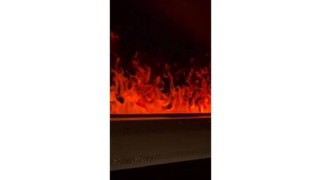 Видео горения электрокамина Hotline от магазина Уютнофф