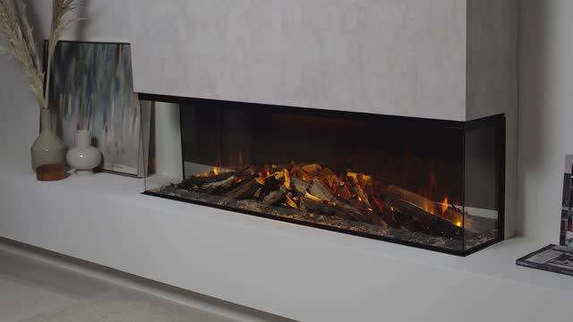 Электрокамин British Fires New Forest 1600 DELUXE с натуральными дровами