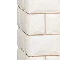 Белый \ светлая затирка 