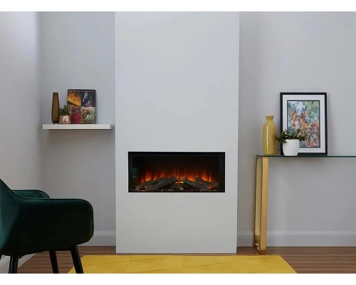 Трехсторонний электрокамин с обогревом New Forest 870 with Deluxe Real logs Трехсторонний электрокамин с обогревом New Forest 870 with Deluxe Real logs