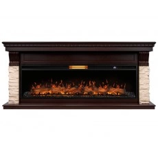 Каминокомплект Мичиган темный дуб (портал Michigan 60 + очаг Aurora RTFP/P-AR60LS)
