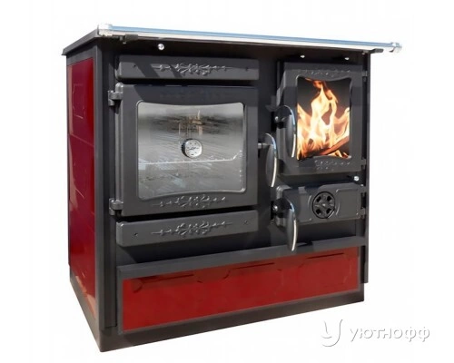 Дровяная отопительная печь плита GULIVER THERMO BORDO правая / левая Дровяная отопительная печь плита GULIVER THERMO BORDO правая / левая