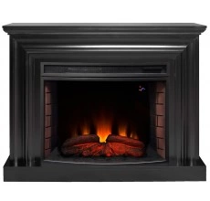 Каминокомплект Вестон 33 черный (портал RealFlame Weston 33 BLM + очаг Firespace 33 S IR)