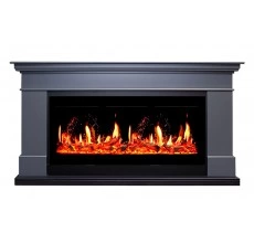 Каминокомплект Калифорния 40 графит (портал California + очаг Royal Flame 5D V-ART 40)