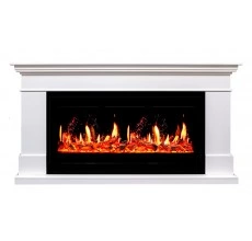 Каминокомплект Калифорния 40 белый (портал California + очаг Royal Flame 5D V-ART 40)