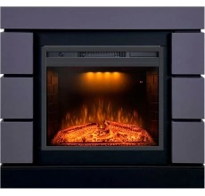 Каминокомплект Mодерн 23 серый графит (портал Modern SFT + очаг Emerald 23)