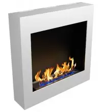 Биокамин ZeFire Orion Qube 600 белый (Орион Куб 600)